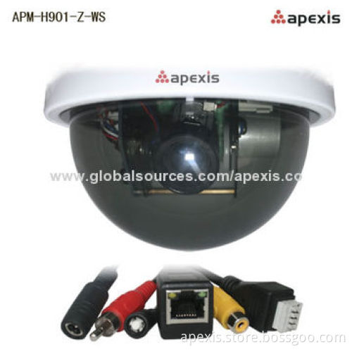 Wireless Waterproof Varifocal Dome Network Cameras, Supports 3x Optical Zoom Function
